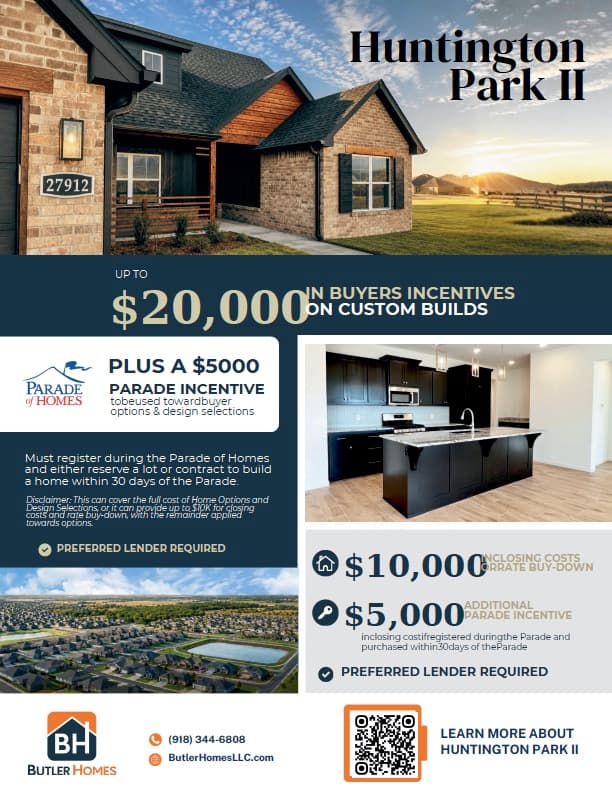 Huntington Park II community by Butler Homes