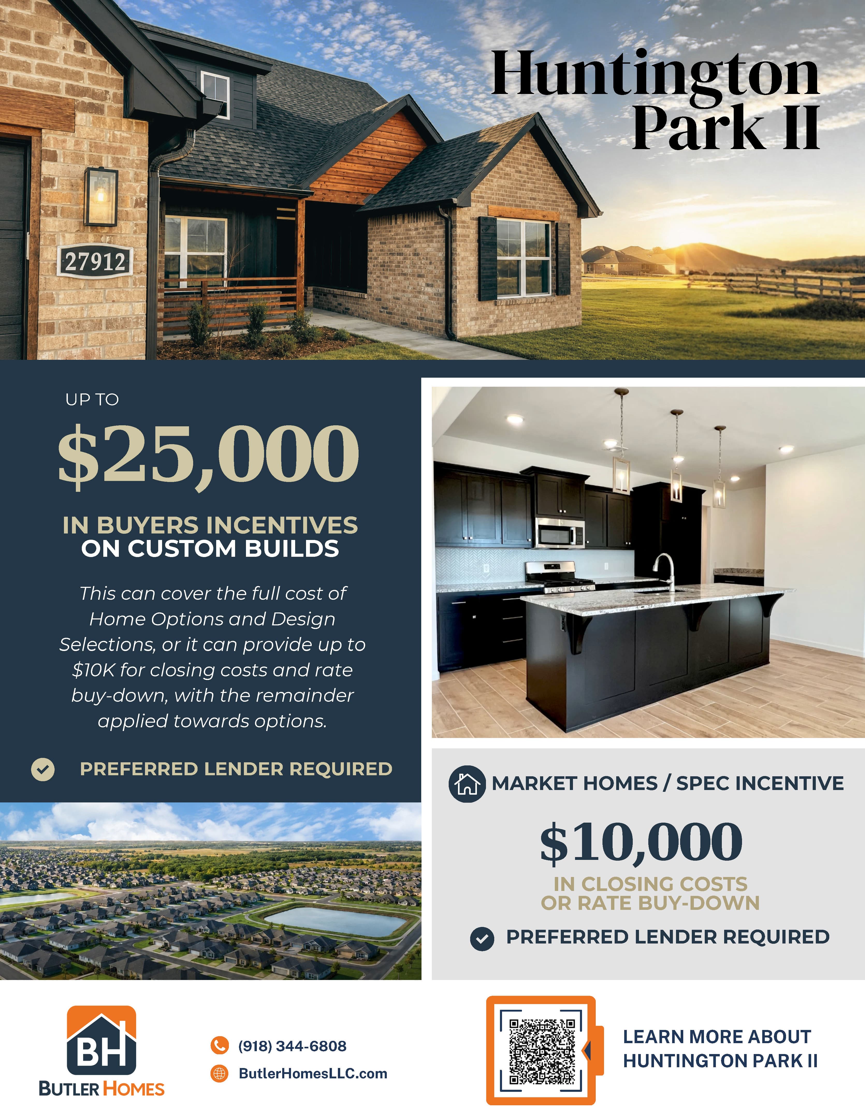 Huntington Park II community by Butler Homes