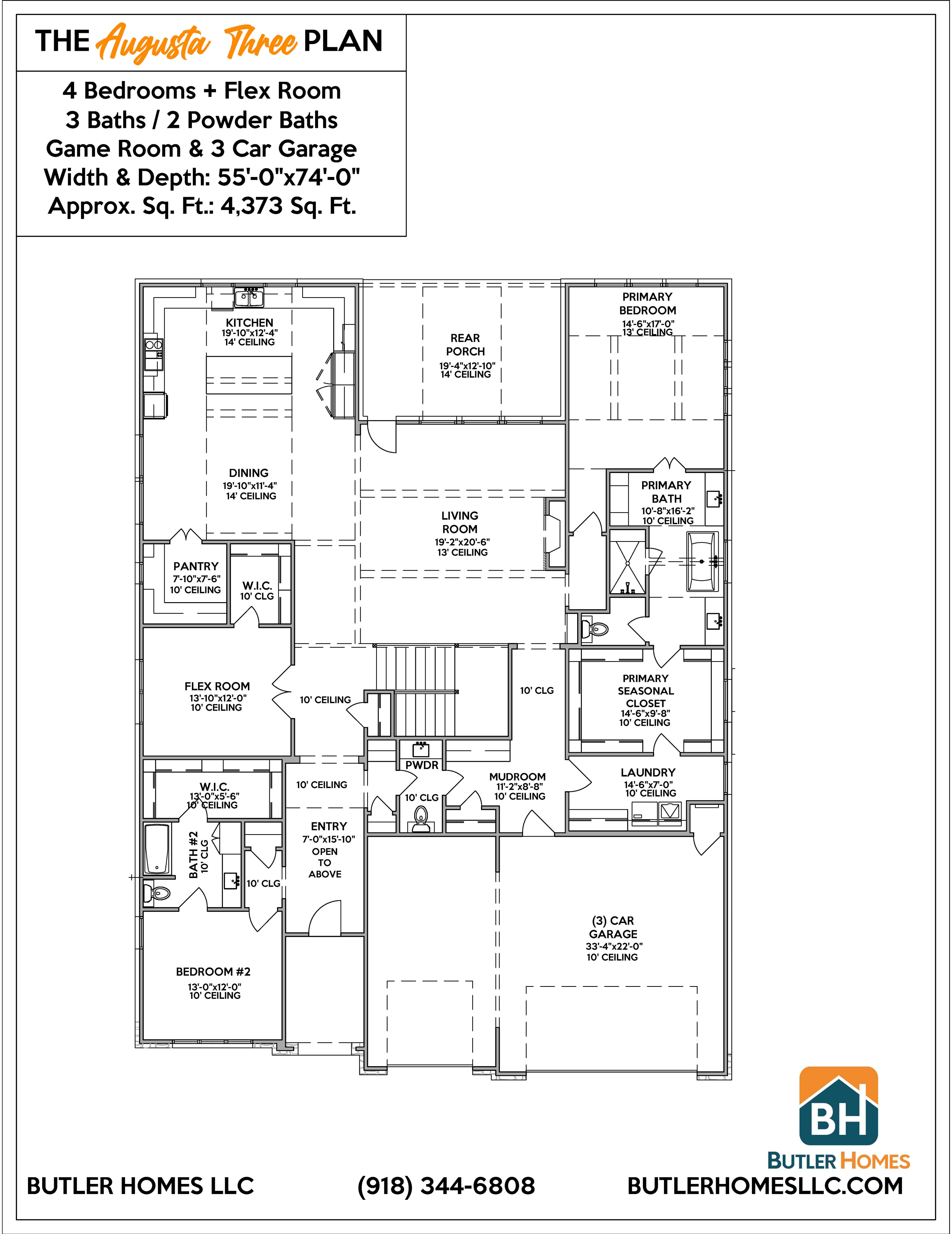 Augusta 3 floor plan